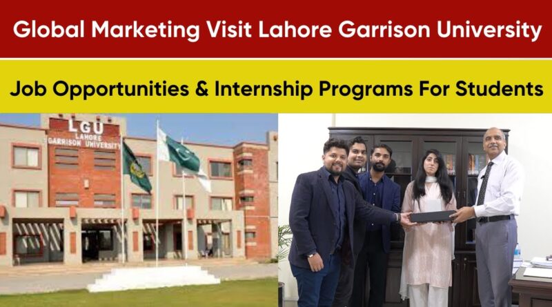 Thumbnail Amazing jobs in Lahore Garrison University New Vacancies