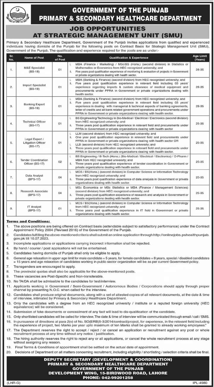 latest jobs in Water and Power Development Authority WAPDA official advertisement