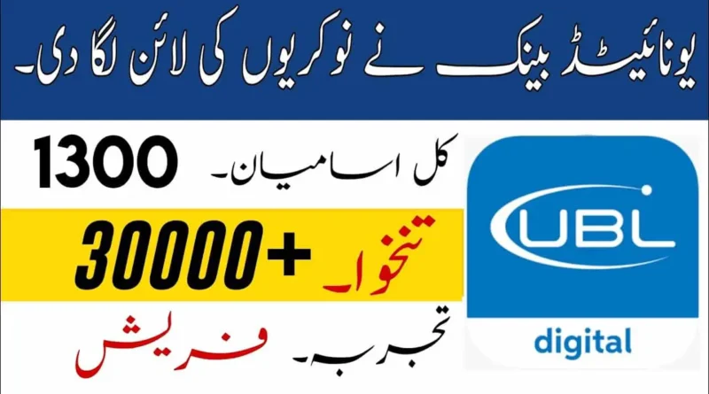 Thumbnail Latest Jobs United Bank Limited 2024